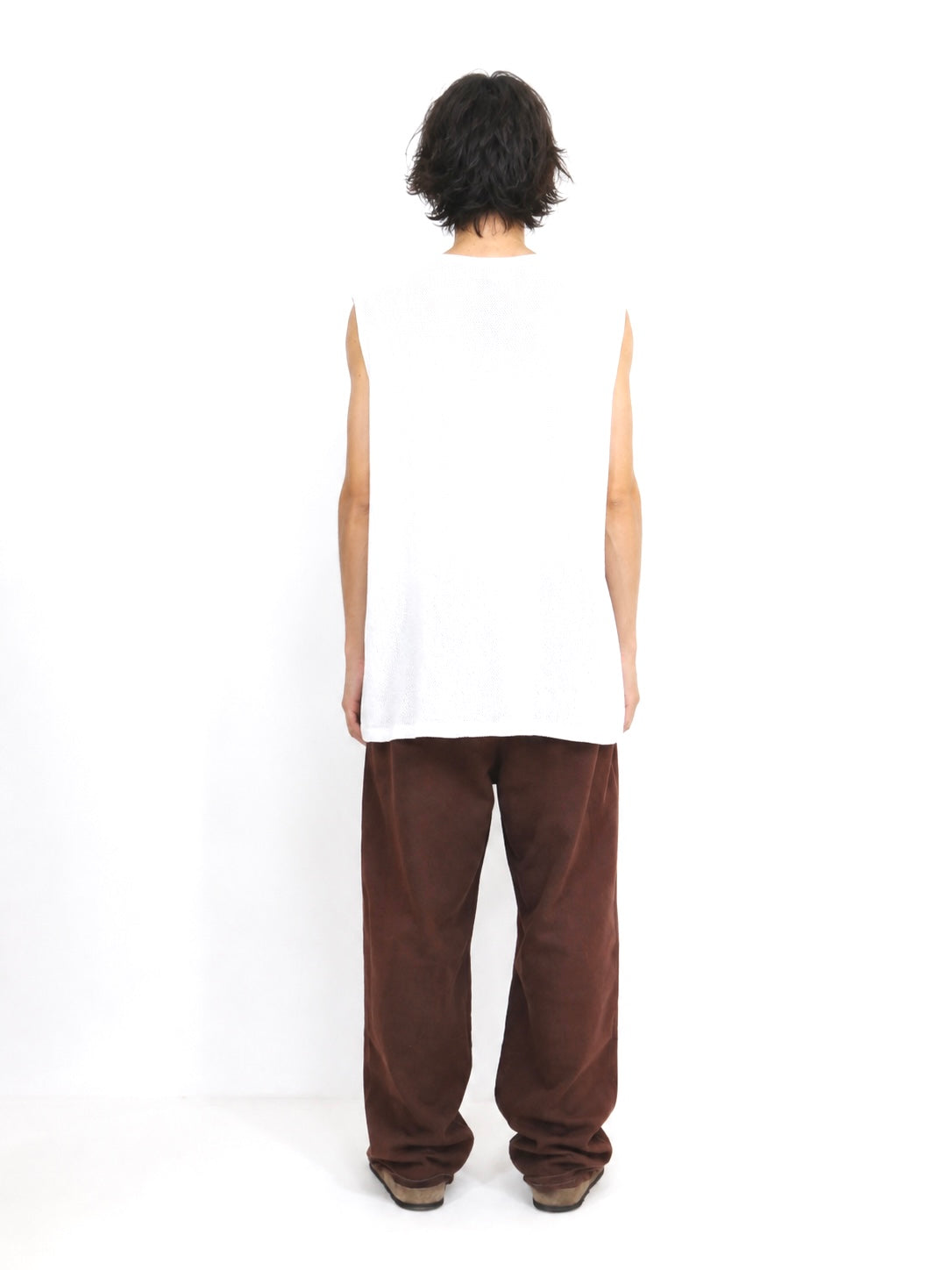 MESH SLEEVELESS【A100】OFF WHITE