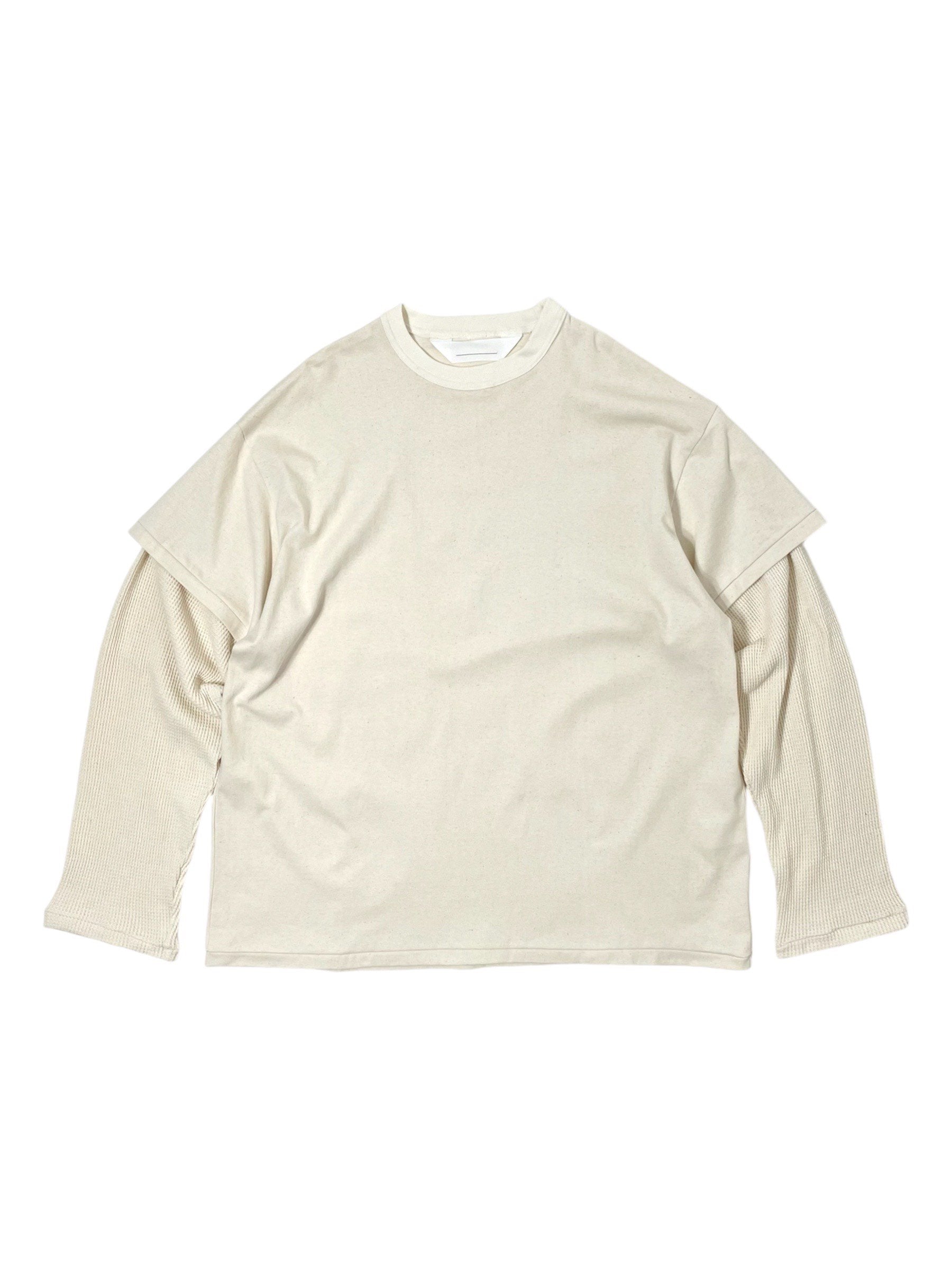 LAYERED LS TEE【A93 】ECRU