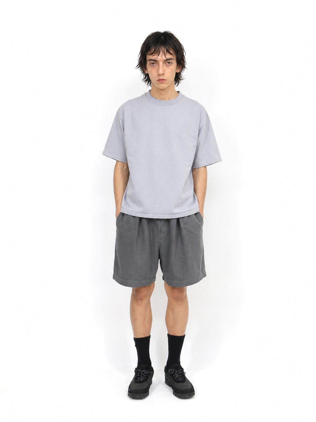 RUNNING POISON SHORTS SHORT LENGTH【A-126】FADE BLACK
