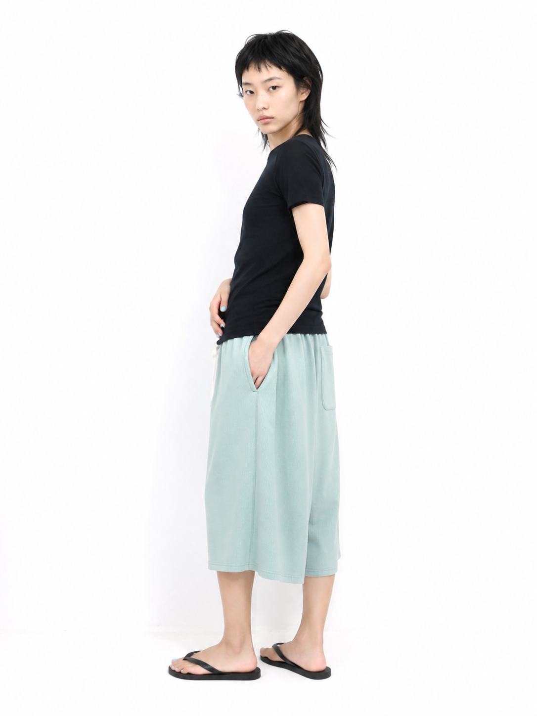 CHILLAX REVERSE HALF PANTS【A123】DUSTY SAX
