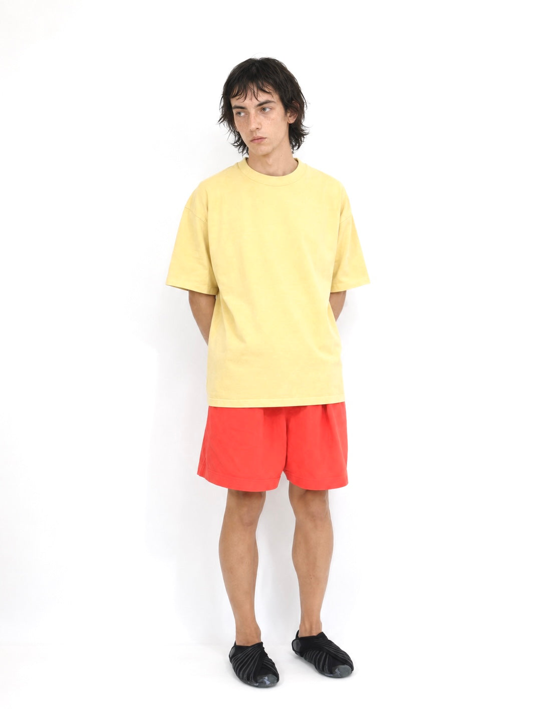 RUNNING POISON SHORTS SHORT LENGTH【A-126】PASSION RED