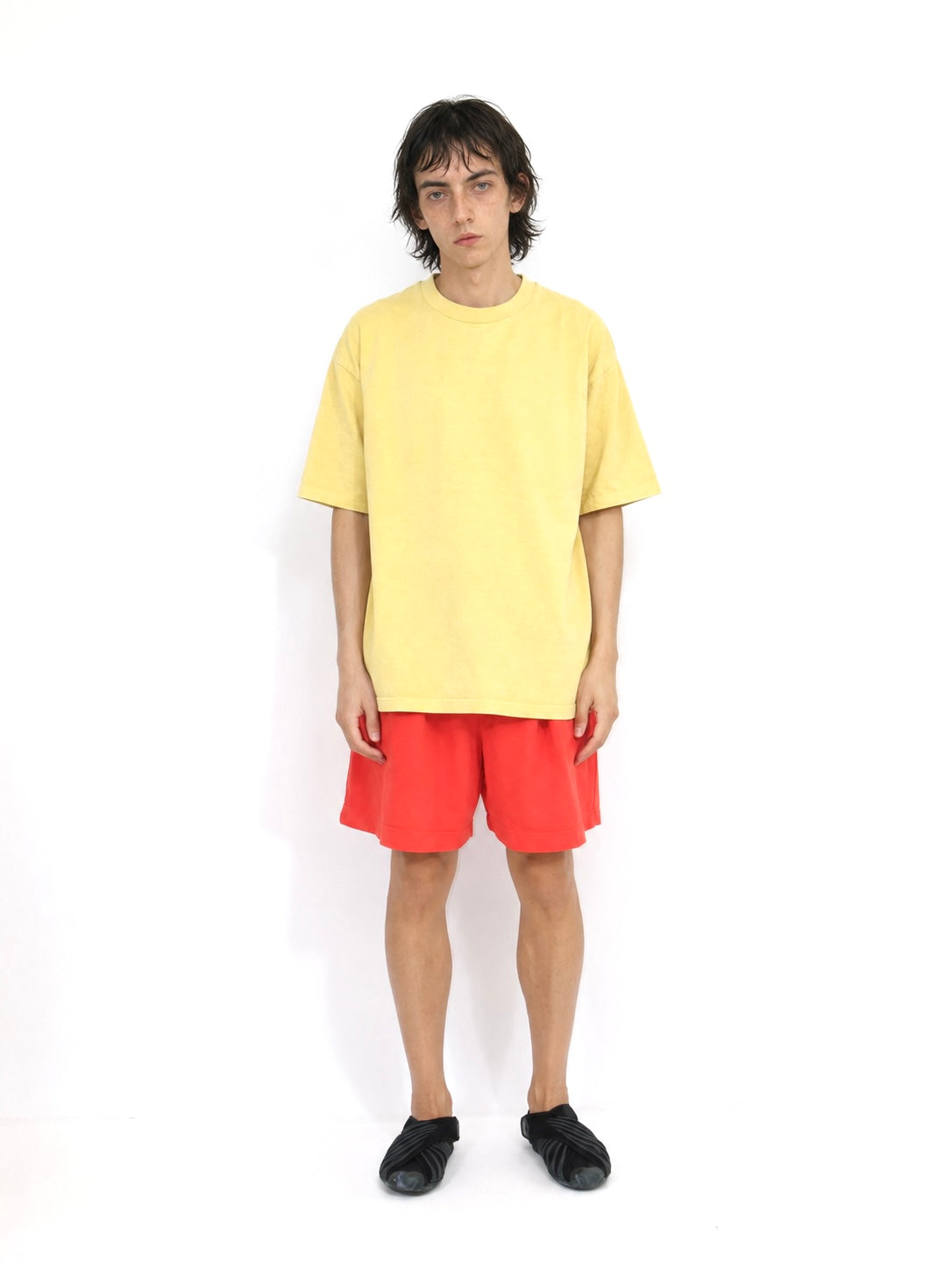 RUNNING POISON SHORTS SHORT LENGTH【A-126】PASSION RED