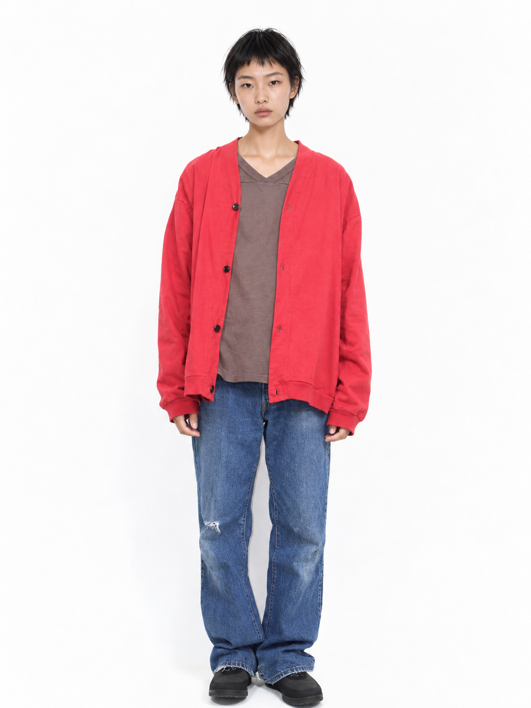 POISON CARDIGAN【A130】SCARLET