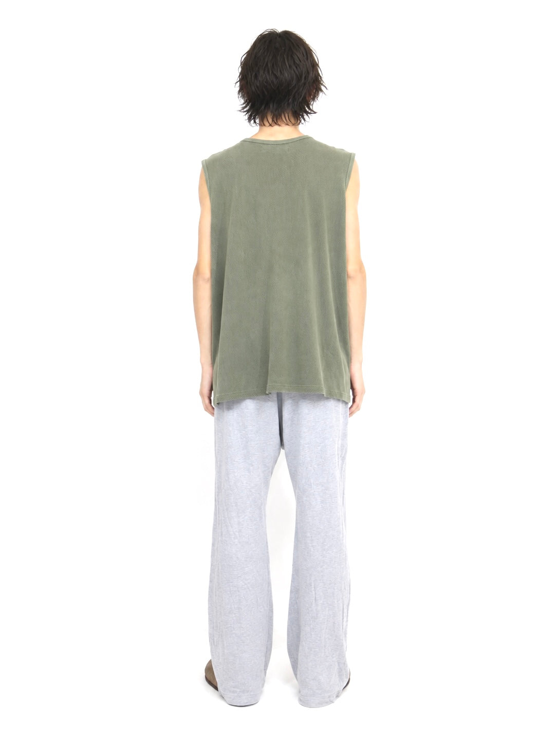 MESH SLEEVELESS【A100】OLIVE DRAB