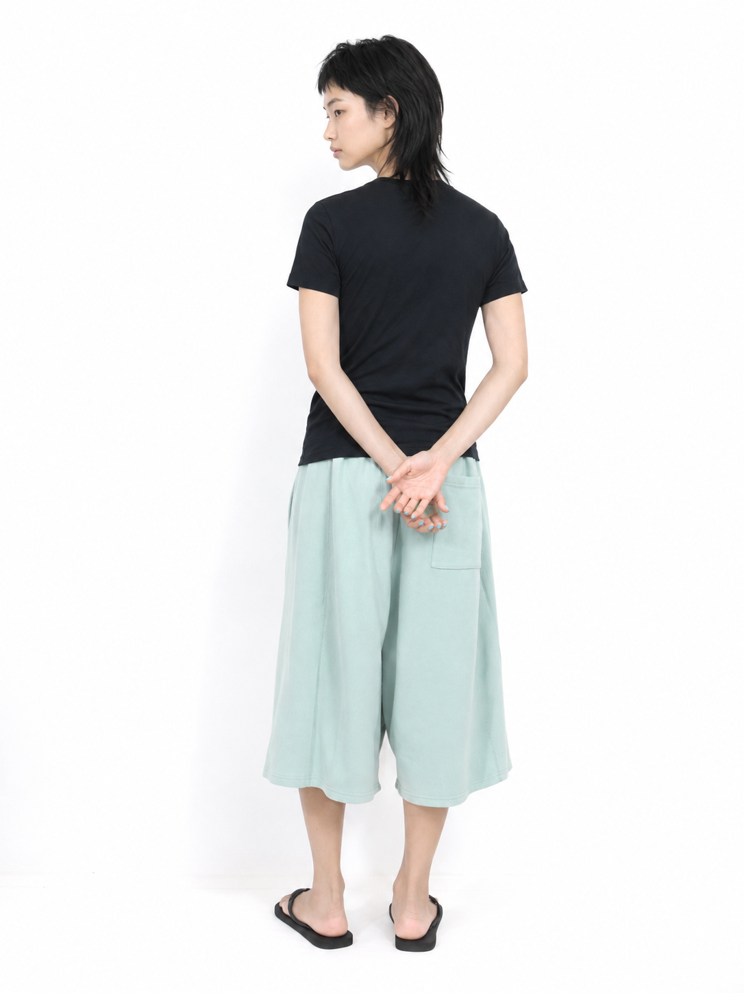 CHILLAX REVERSE HALF PANTS【A123】DUSTY SAX
