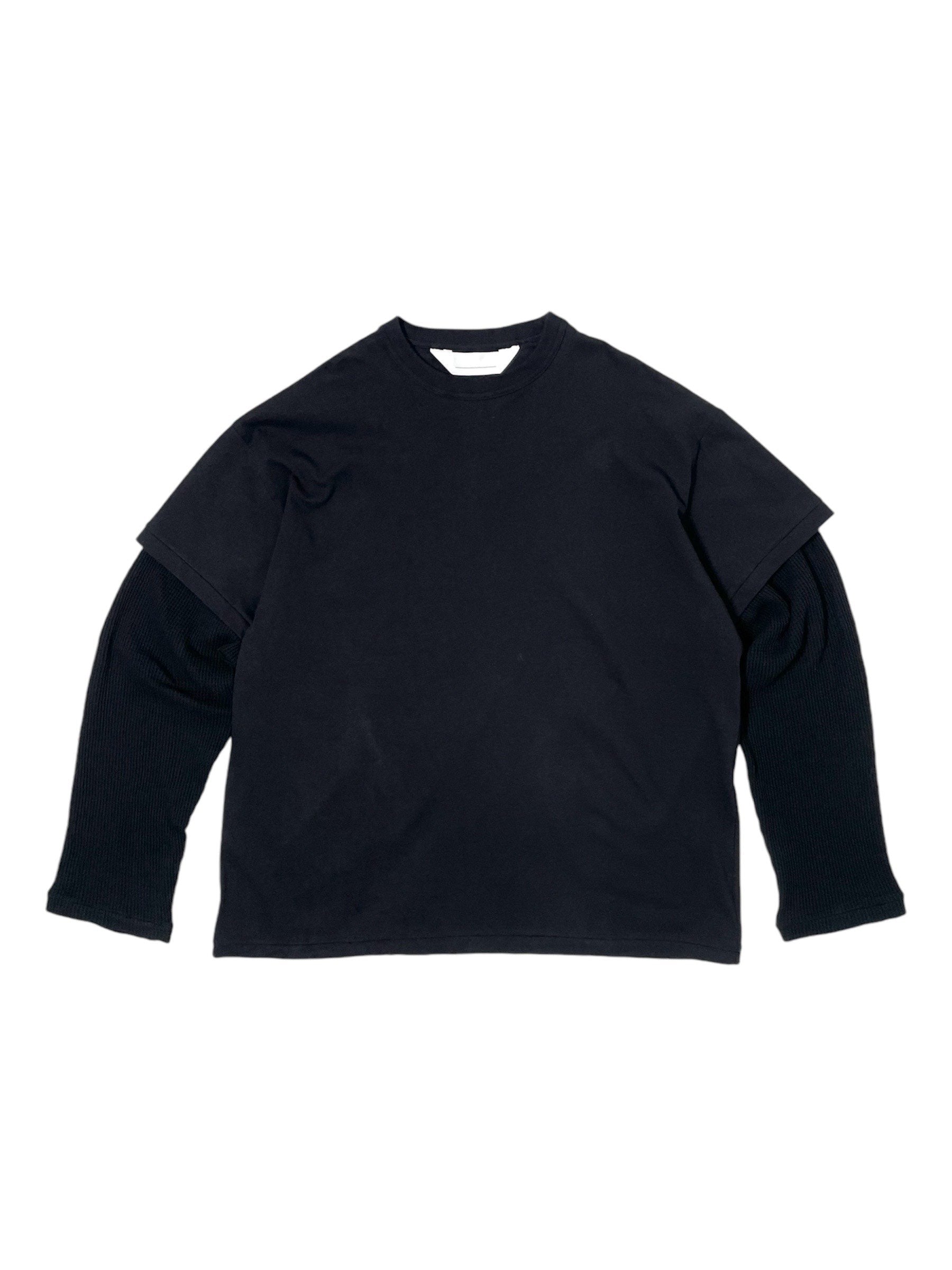 LAYERED LS TEE【A93 】BLACK