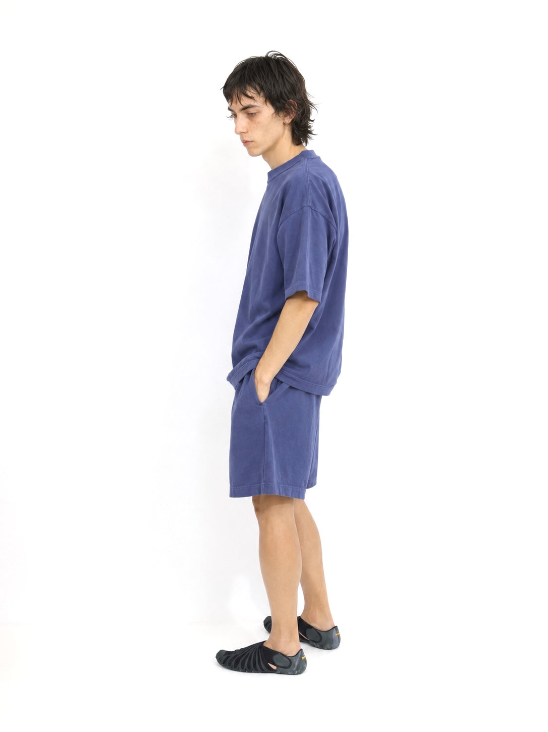 RUNNING POISON SHORTS SHORT LENGTH【A-126】60s NAVY