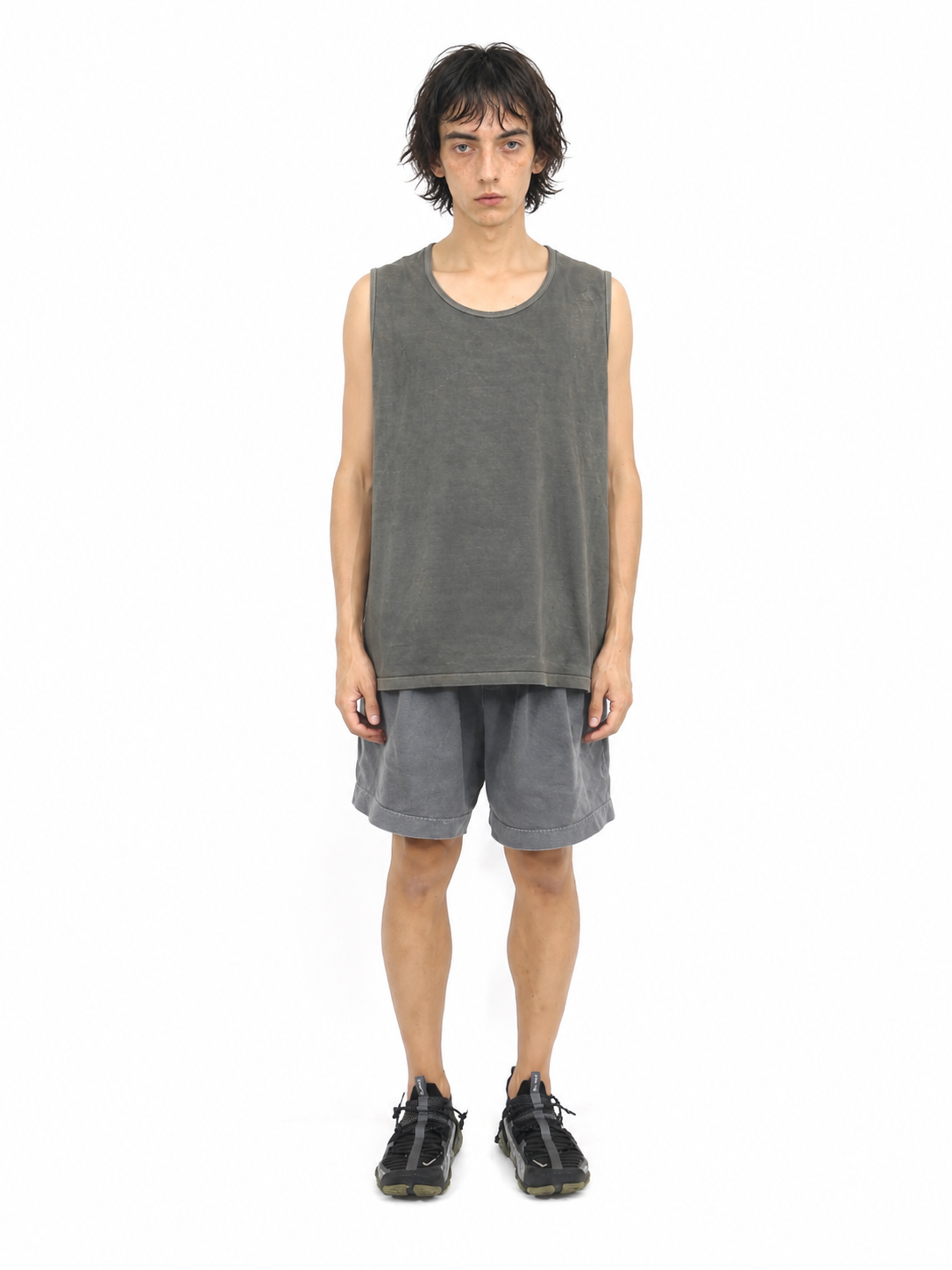 DYE ON DYE POISON TANK TEE【A125SP】RUSTY IRON