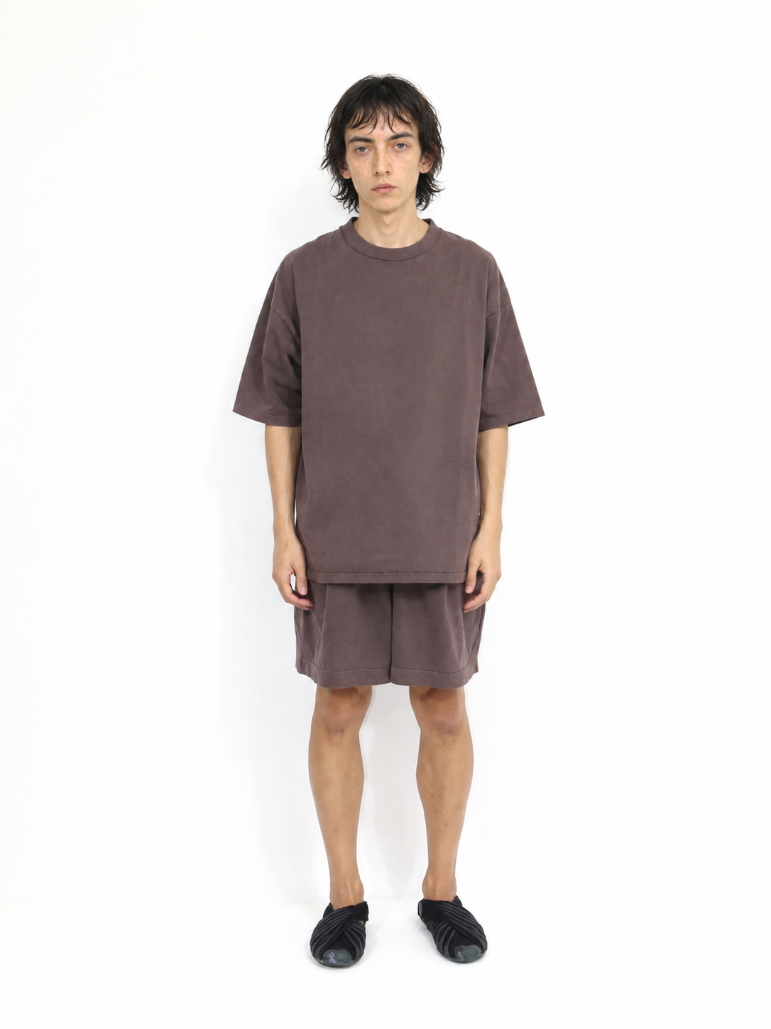 RUNNING POISON SHORTS SHORT LENGTH【A-126】DK BROWN