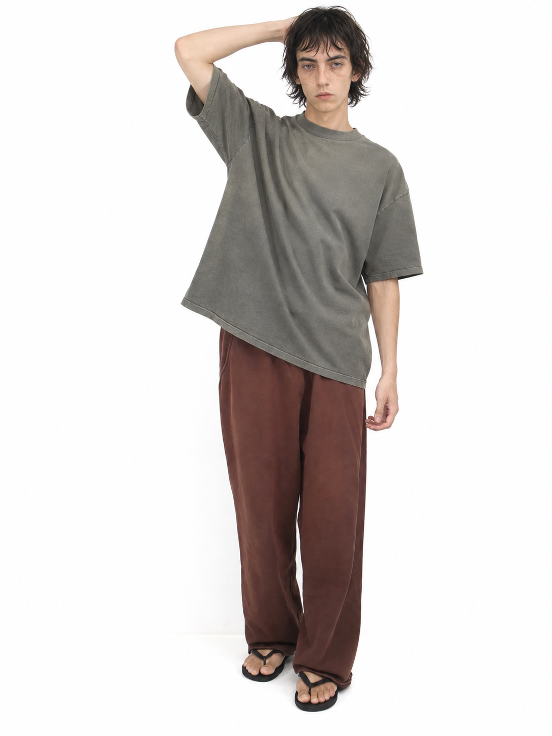 DYE ON DYE POISON TEE【A85SP】RUSTY IRON