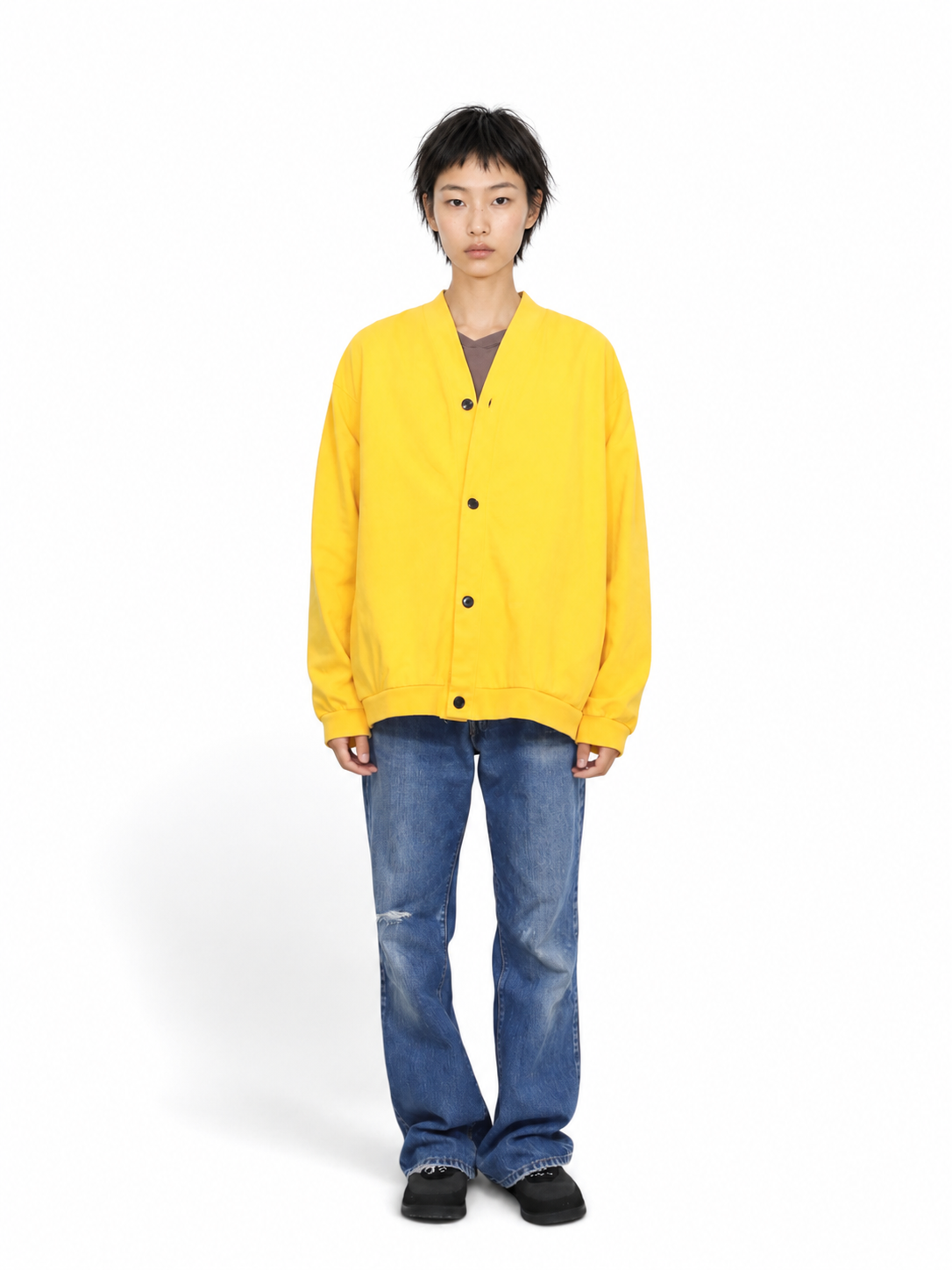 POISON CARDIGAN【A130】OLD GOLD