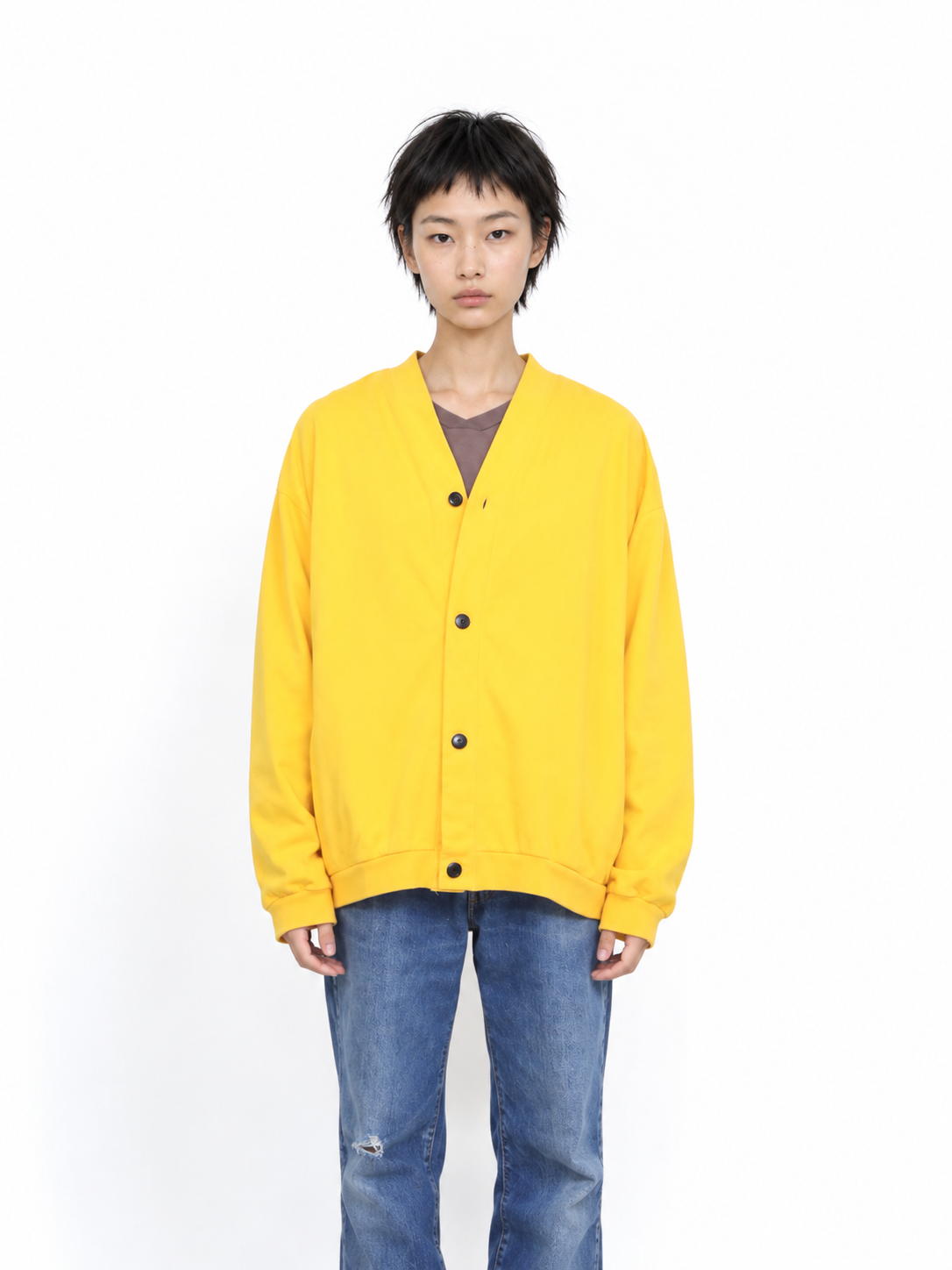 POISON CARDIGAN【A130】OLD GOLD