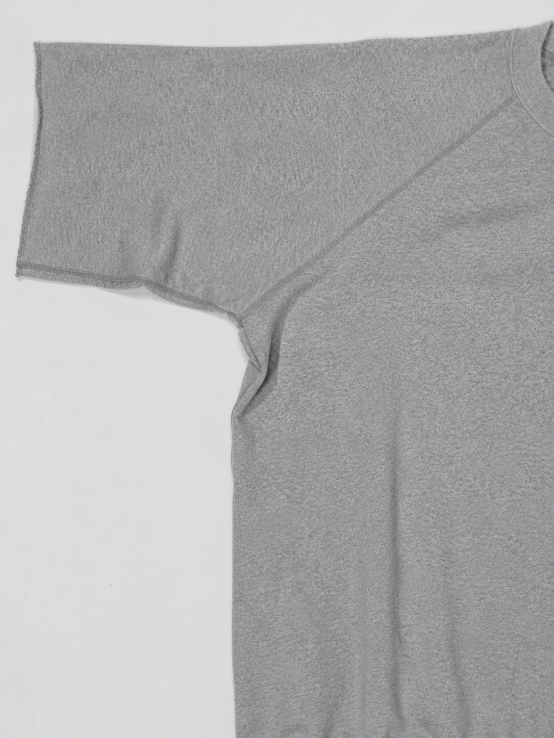 RAGLAN CUT SS SWEAT【A121】HEATHER GREY
