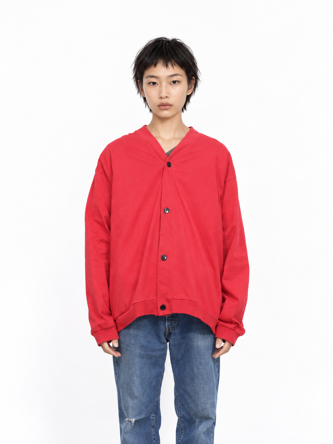 POISON CARDIGAN【A130】SCARLET