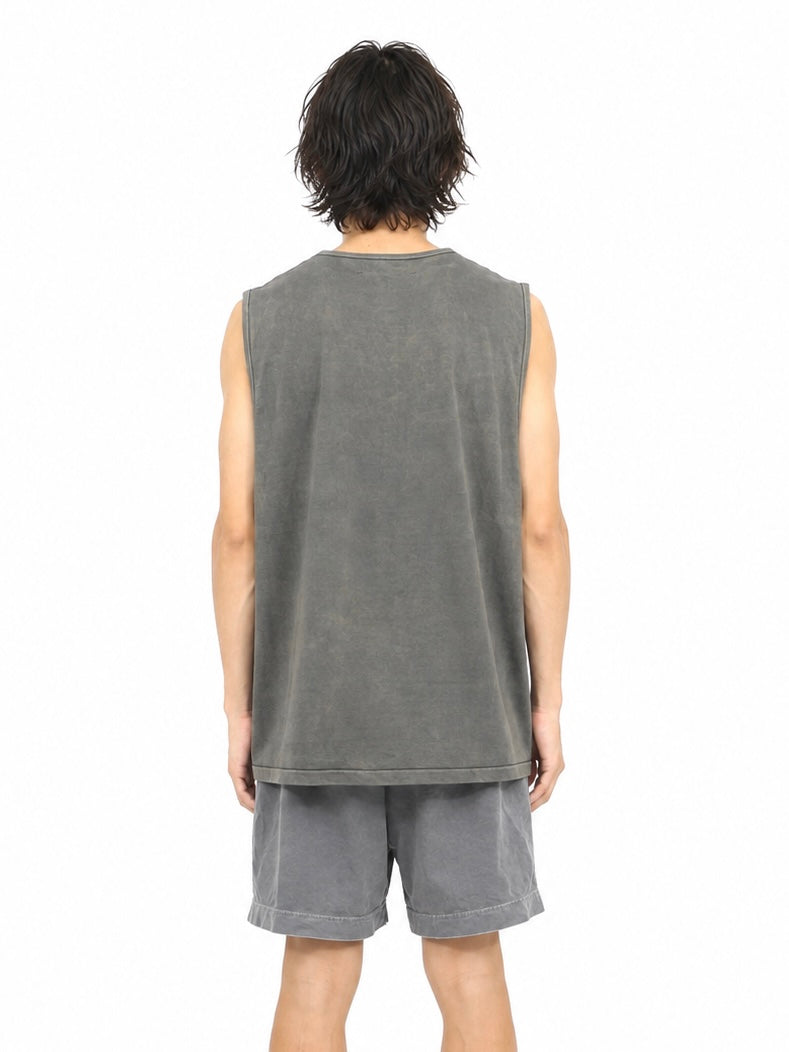 DYE ON DYE POISON TANK TEE【A125SP】RUSTY IRON
