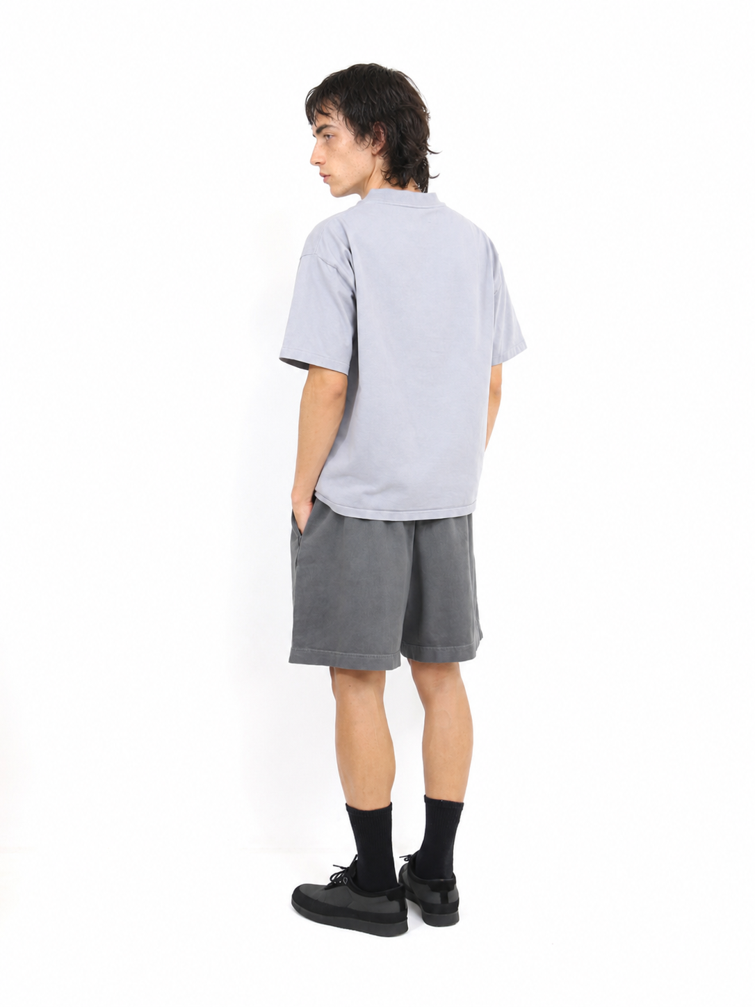 RUNNING POISON SHORTS SHORT LENGTH【A-126】FADE BLACK