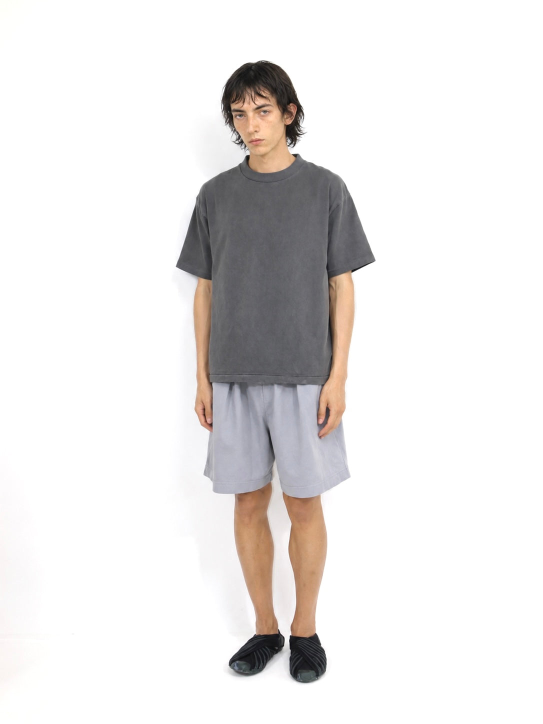 RUNNING POISON SHORTS SHORT LENGTH【A-126】STEEL