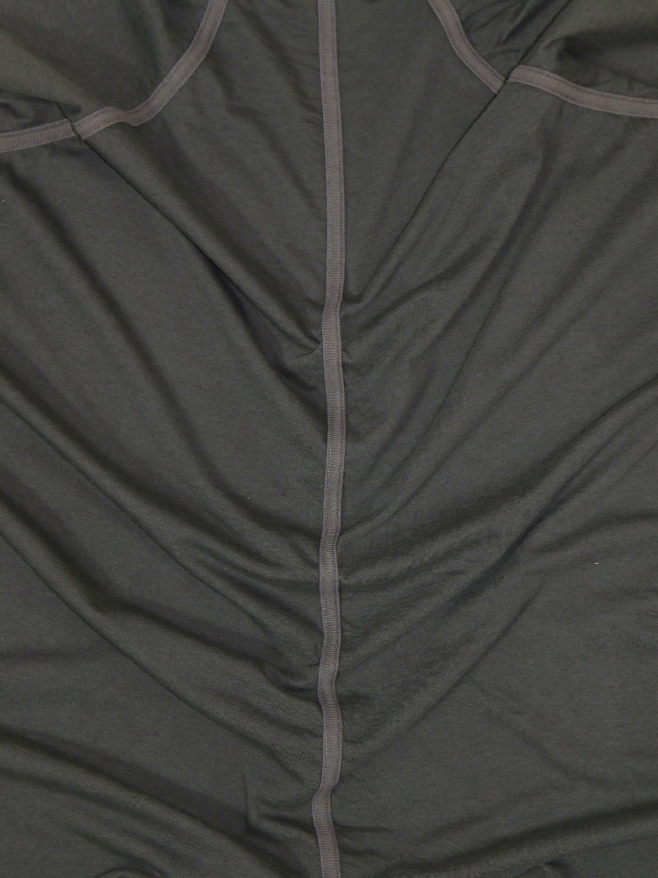 WIDE FIT HIGH NECK TEE【O20TS3】OFF BLACK