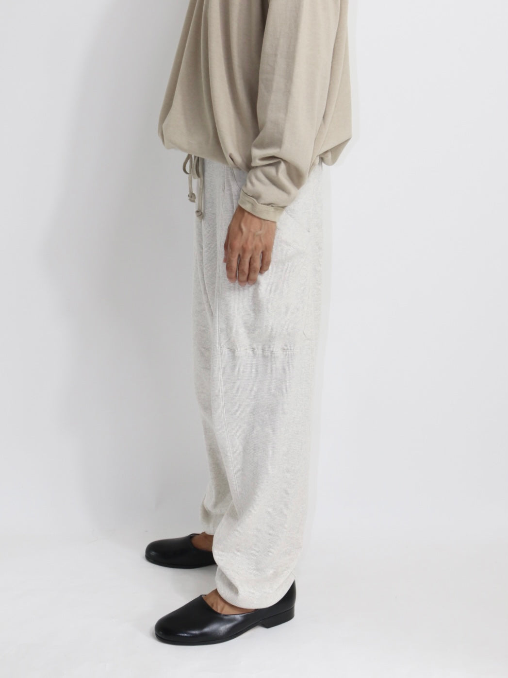 WAFFLE JOGGING PANTS【O20TS6】OATMEAL