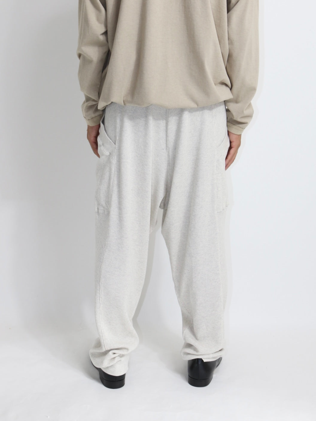 WAFFLE JOGGING PANTS【O20TS6】OATMEAL