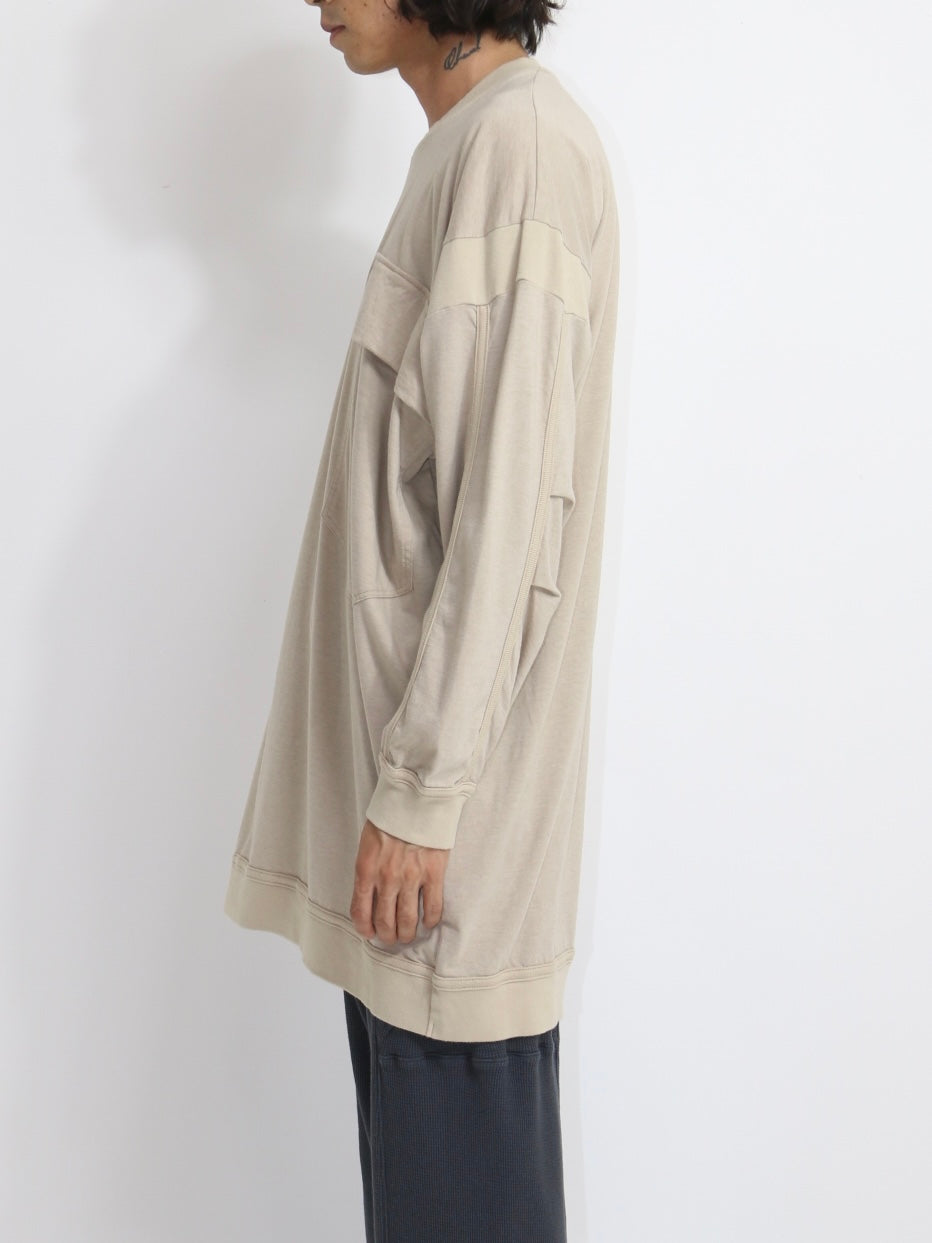 BIG POCKET TEE【O20TS2】ASH SAND