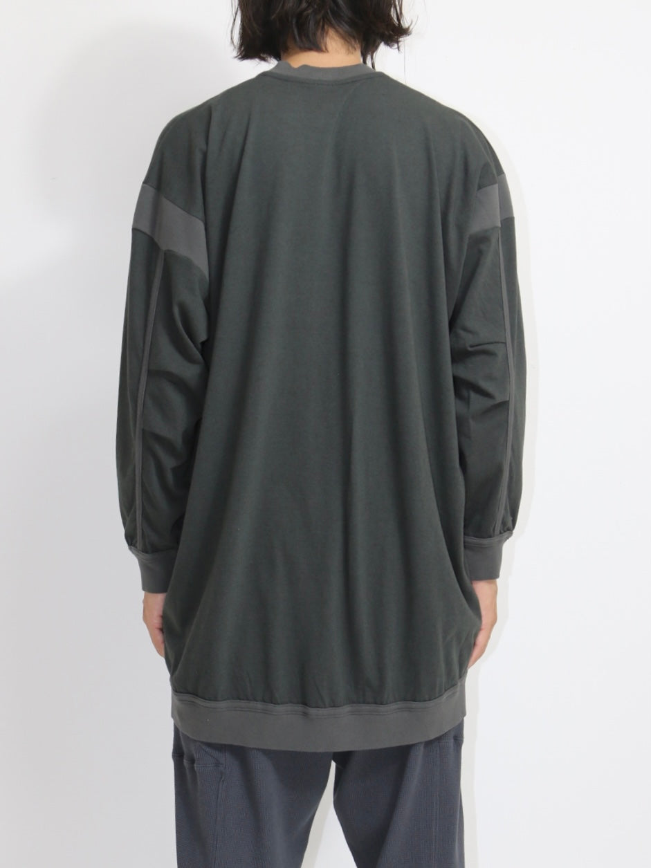 BIG POCKET TEE【O20TS2】OFF BLACK