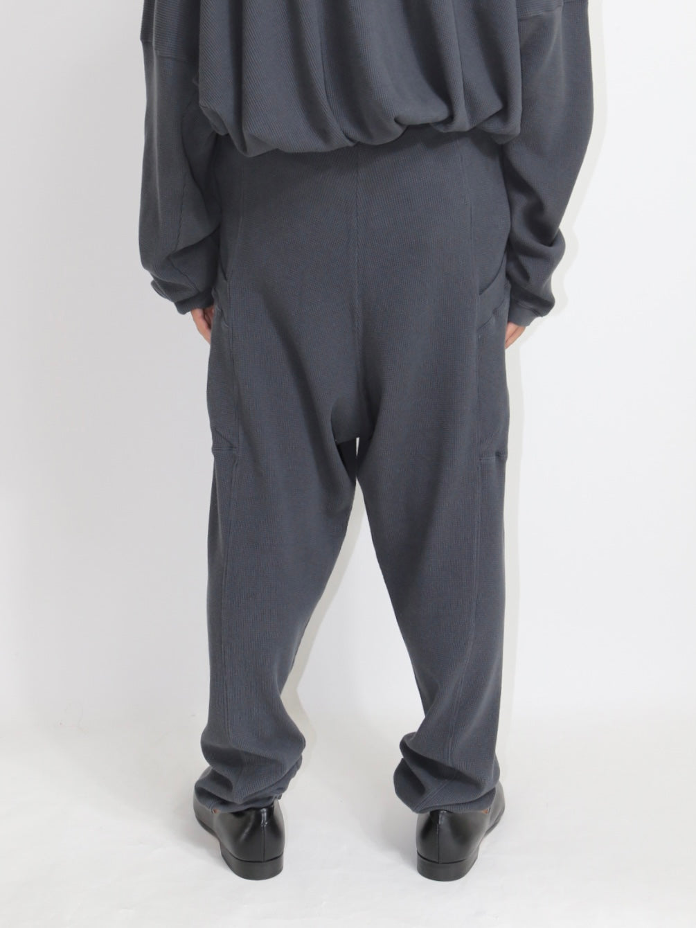 WAFFLE JOGGING PANTS【O20TS6】ANTHRACITE
