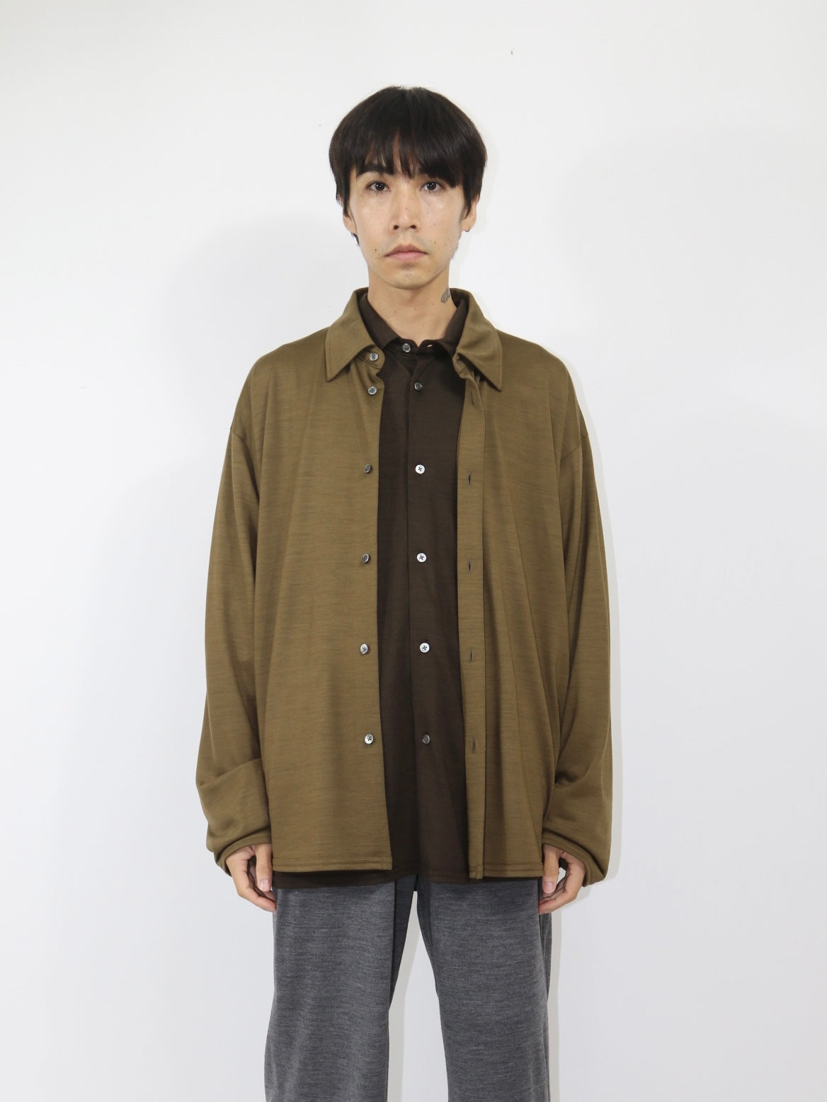 MERINO SHIRTS【A-109】COYOTE