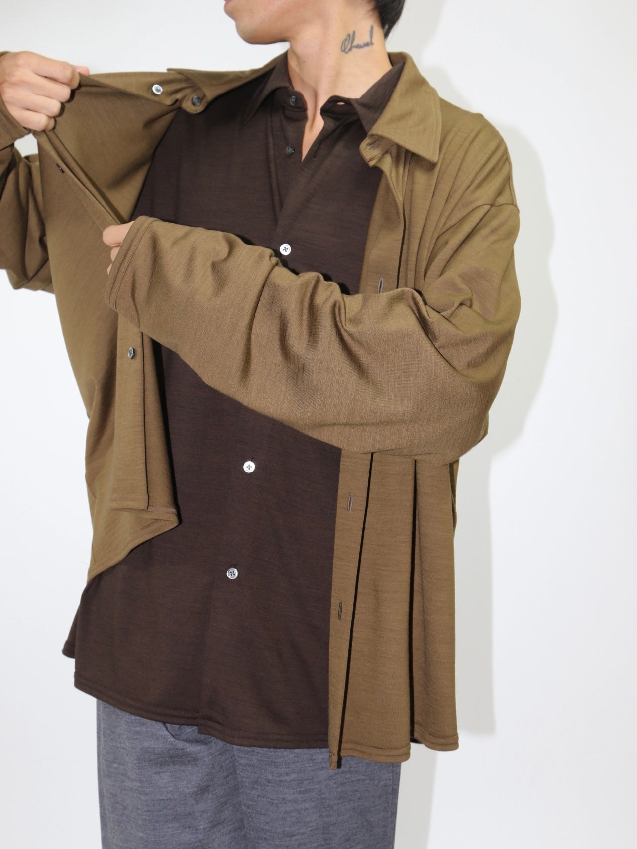 MERINO SHIRTS【A-109】COYOTE
