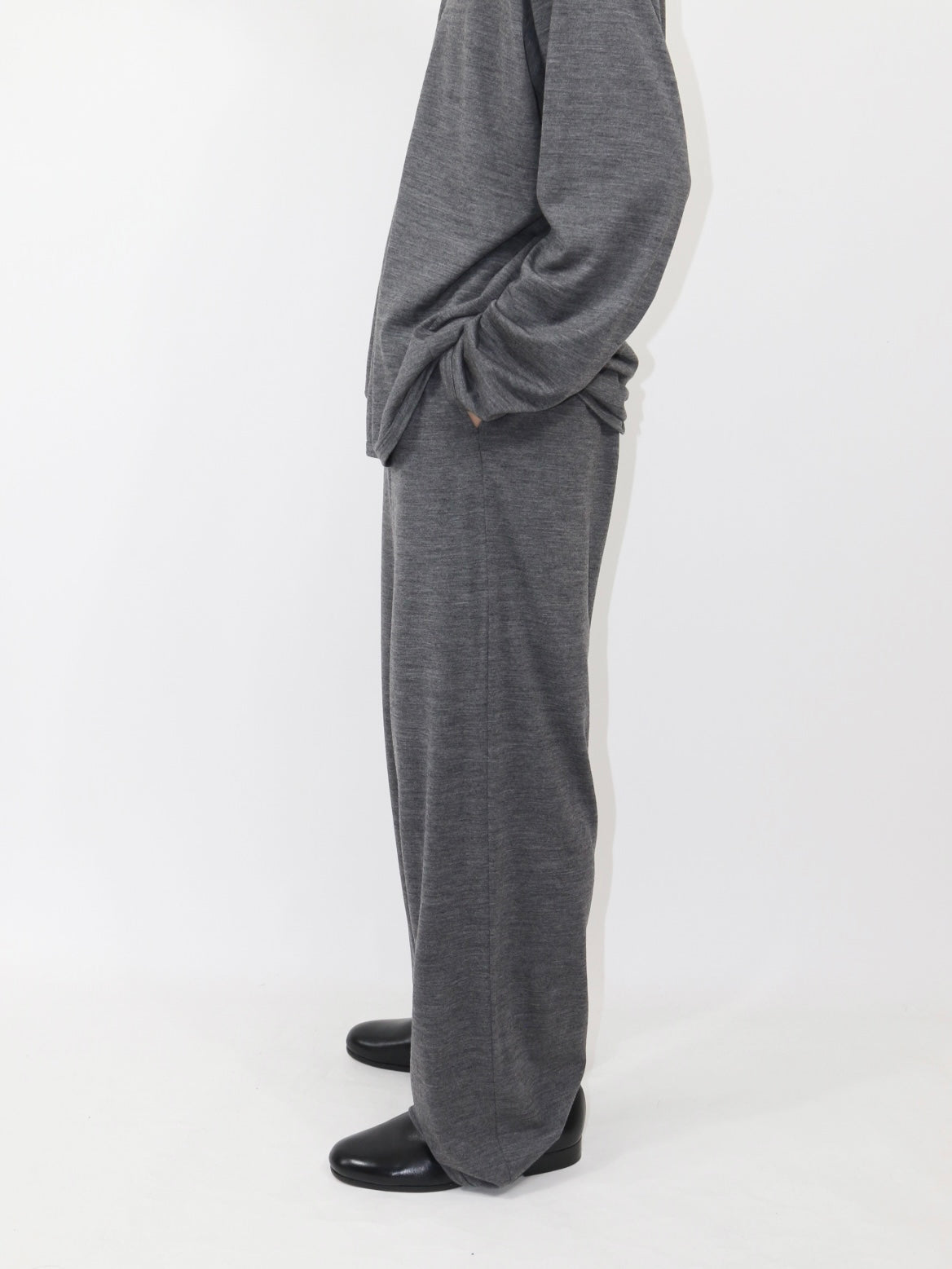 MERINO SLEEPY PANTS【A-108】MID GREY