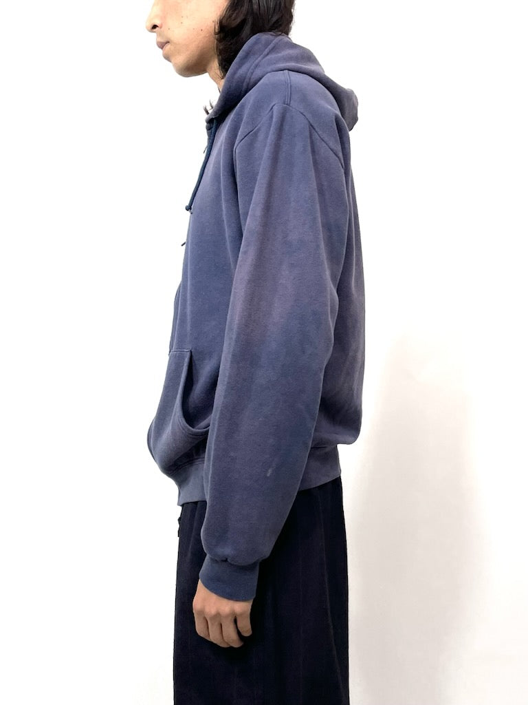 bleached zip up parka〝FRUIT OF THE LOOM〟