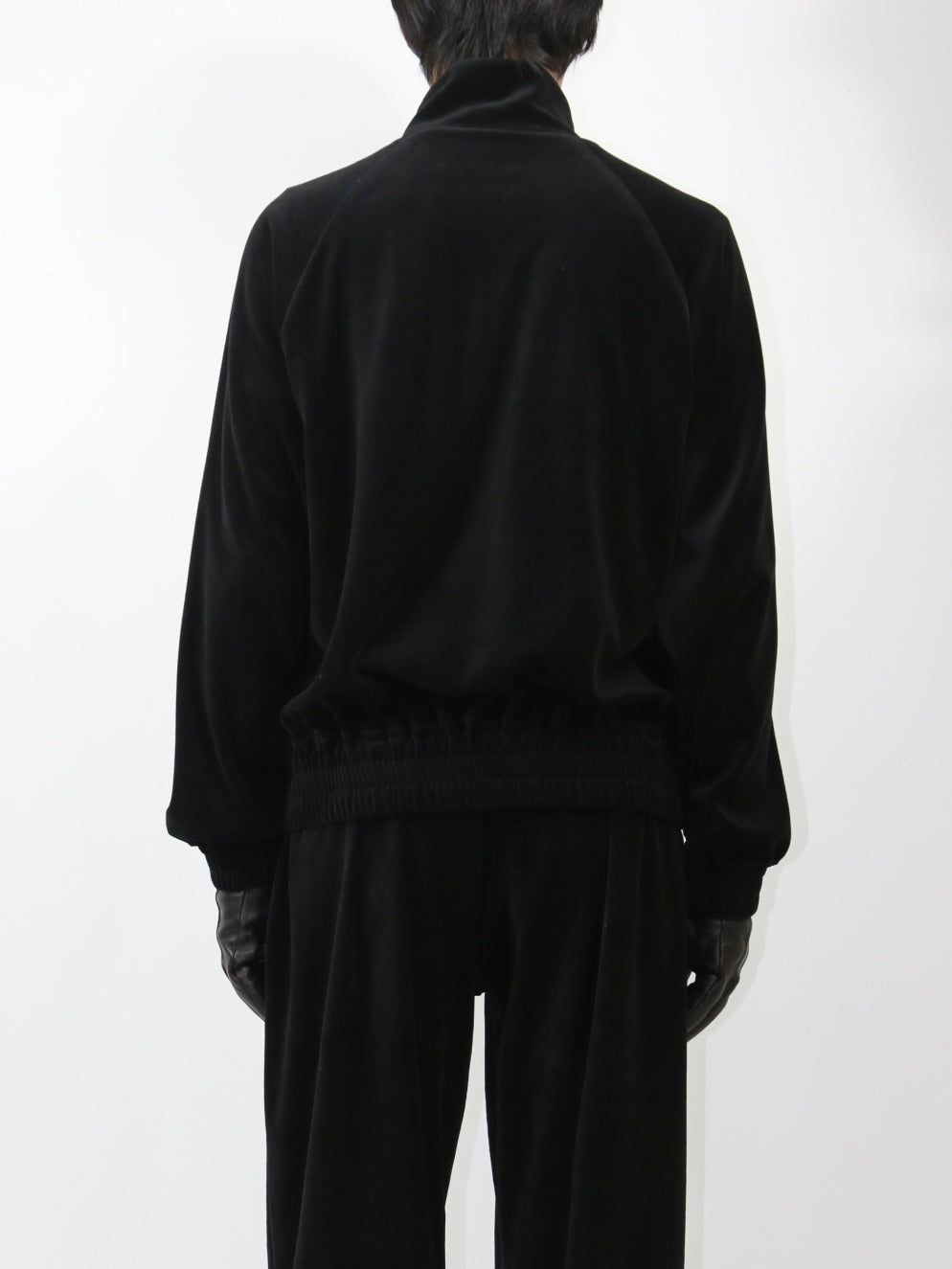 VELOUR JACKET【A-113】BLACK