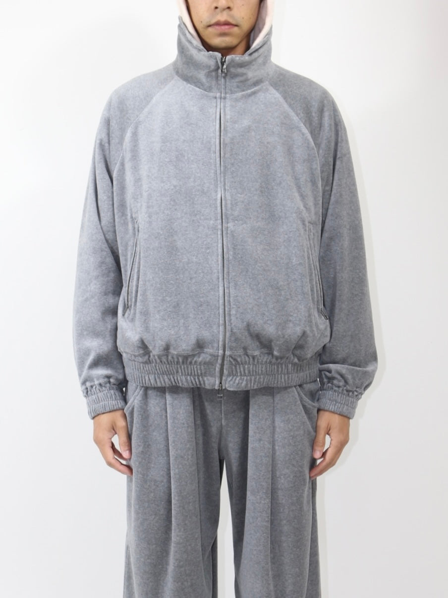 VELOUR JACKET【A-113】HEATHER