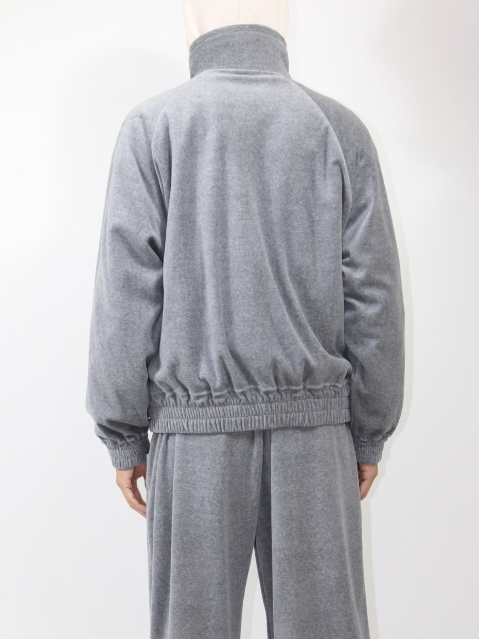 VELOUR JACKET【A-113】HEATHER