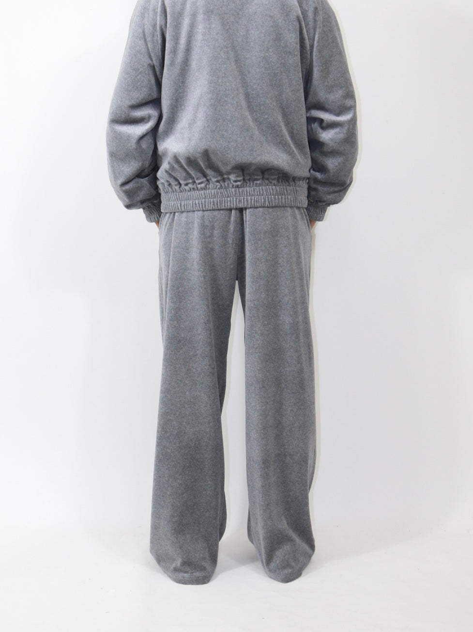 VELOUR TUCK PANTS 【A-111】HEATHER