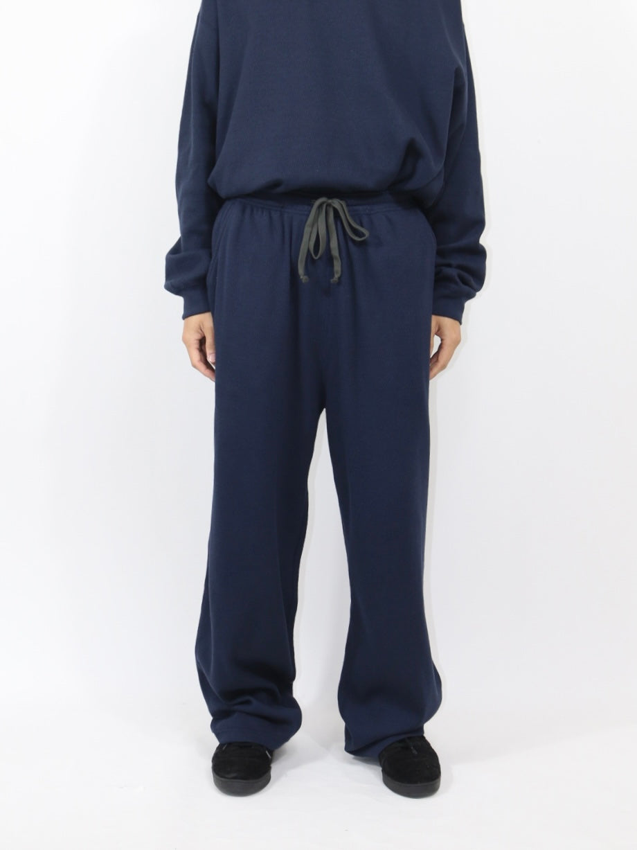 WAFFLE SLEEPY PANTS【A-118】NAVY