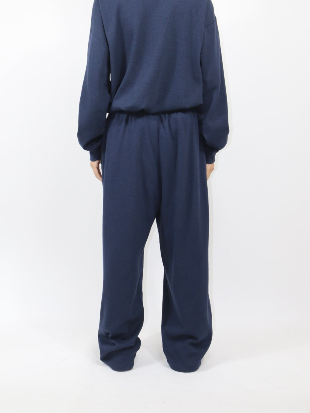 WAFFLE SLEEPY PANTS【A-118】NAVY