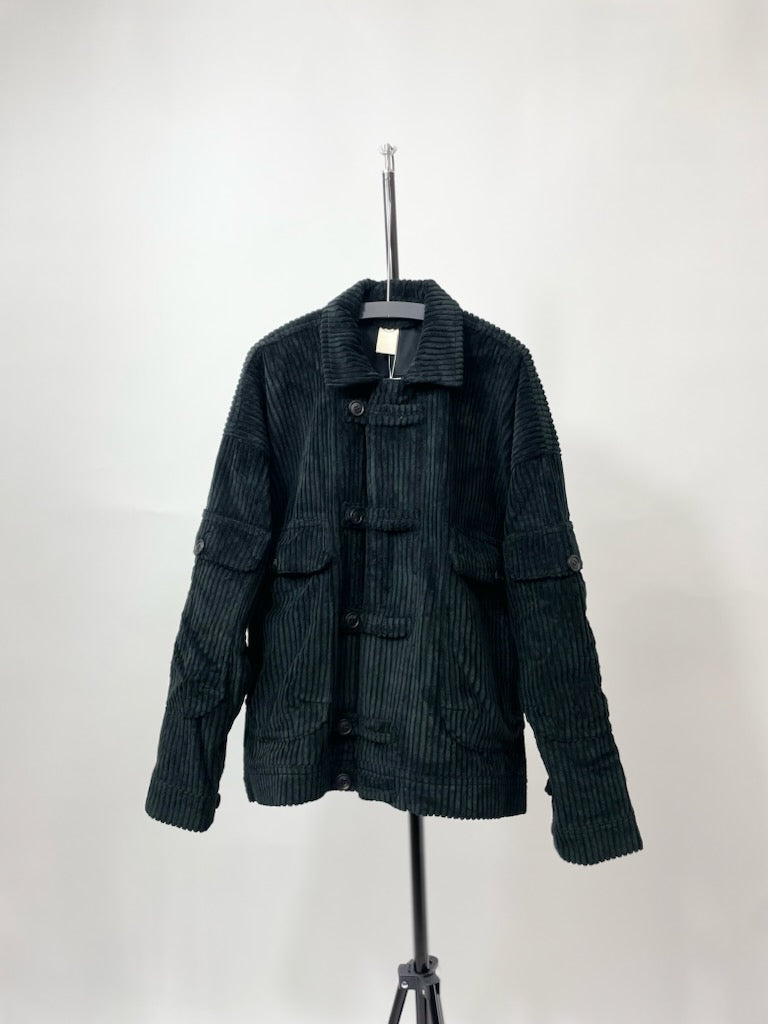 CORDUROY JACKET【O18JKT3】BLACK