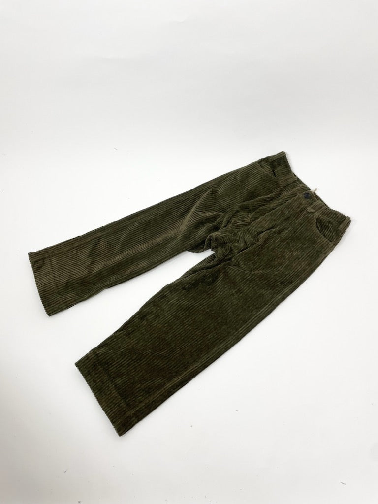 CORDUROY TROUSERS【O18TR4】ARMY GREEN