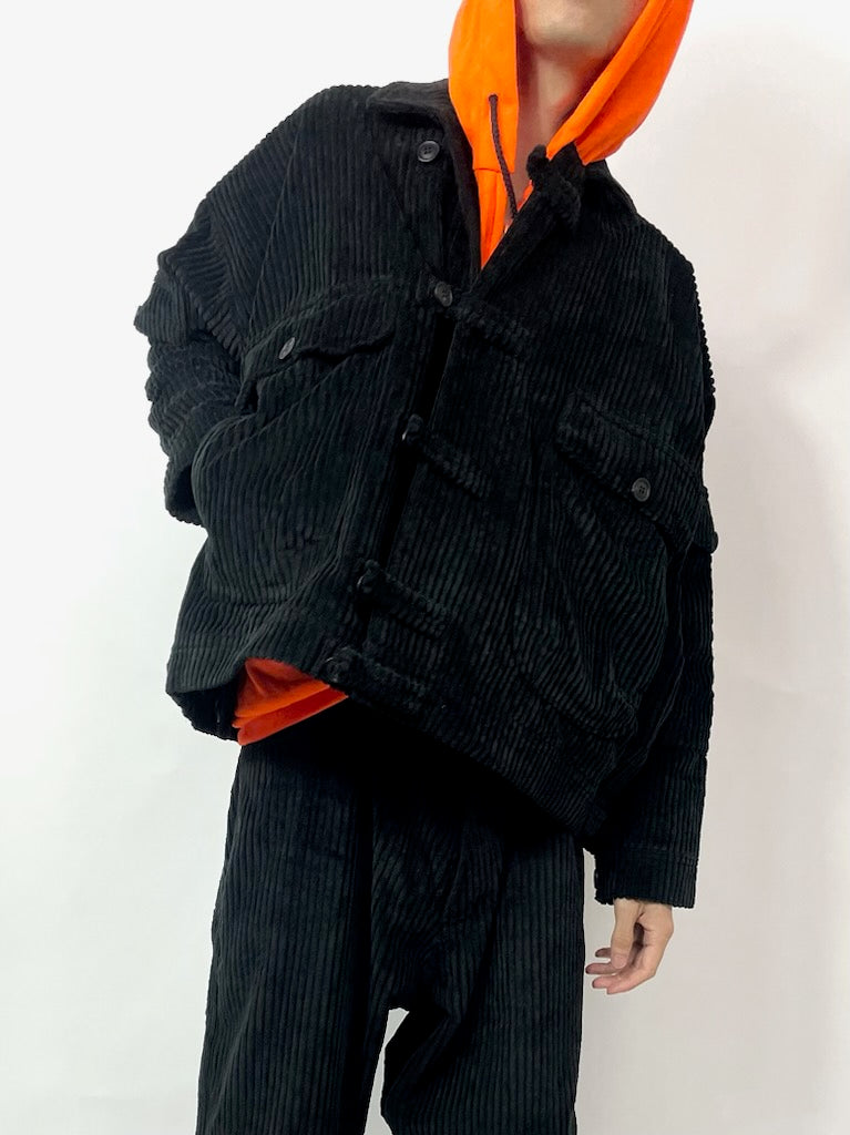 CORDUROY JACKET【O18JKT3】BLACK