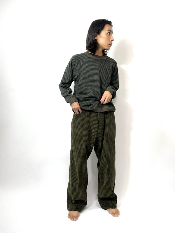 CORDUROY TROUSERS【O18TR4】ARMY GREEN