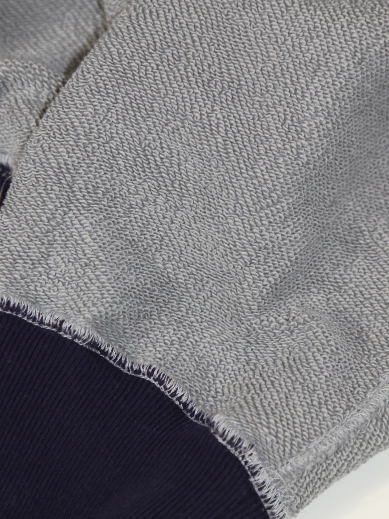 AFTER HOODED SWEAT【A114】DUSTY BLUE/EGGPLANT