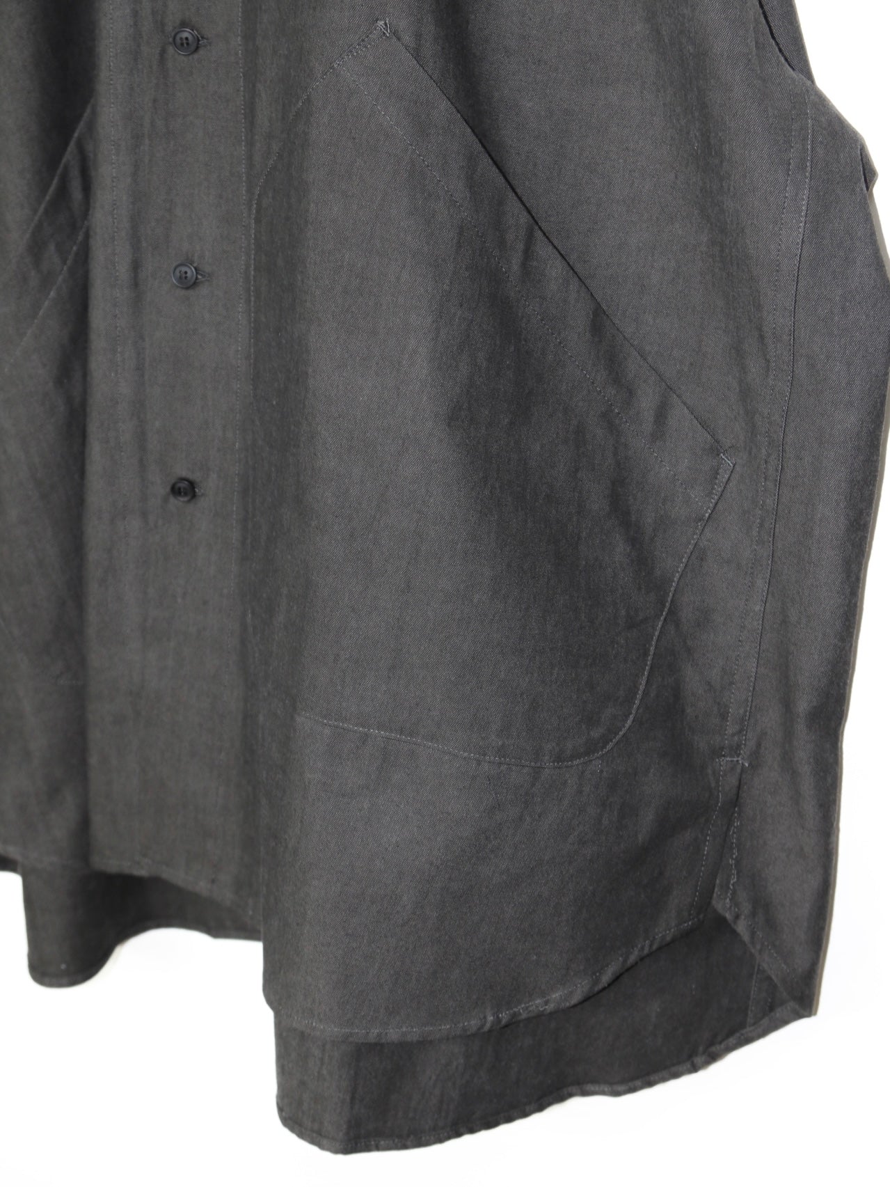 HOODED SHIRTS 【O19SRT6】OFF BLACK