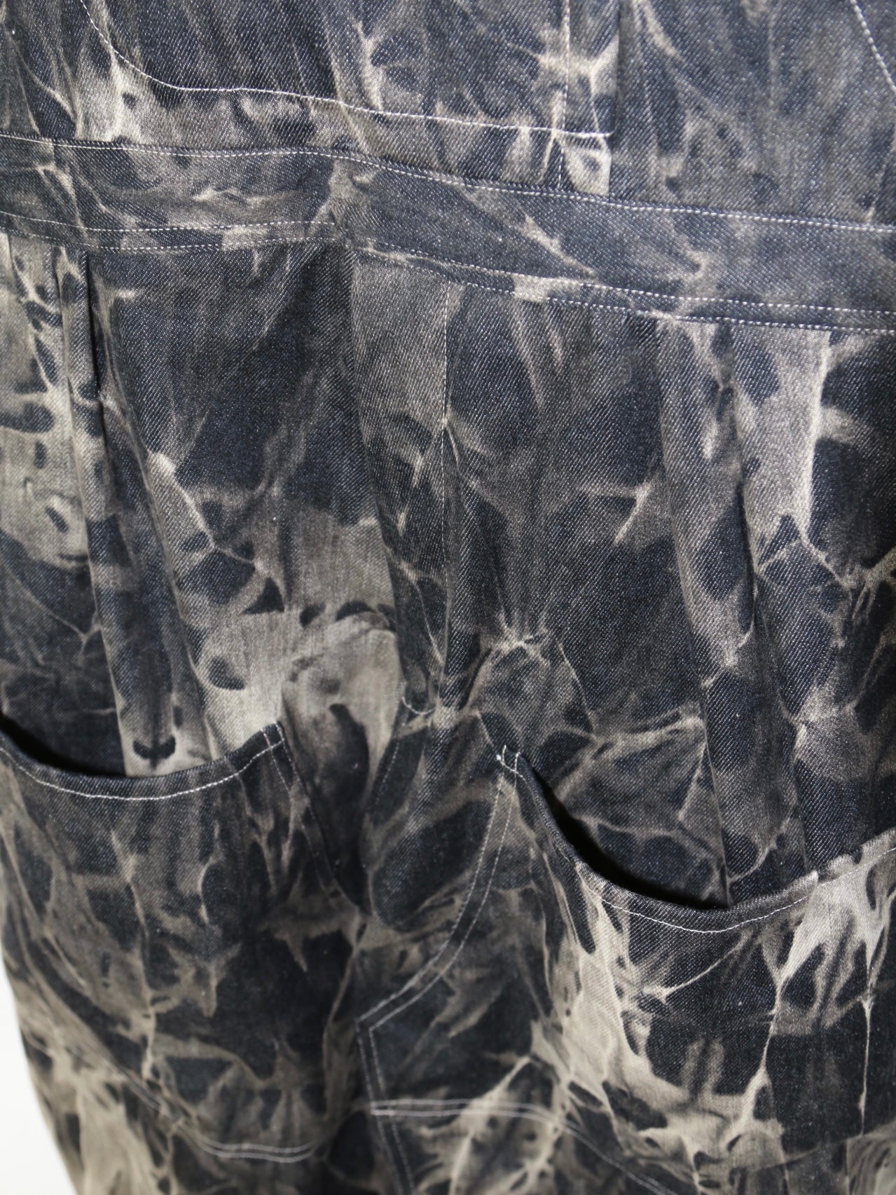 CROPPED DUNGAREES【O19DG1】SHADOW