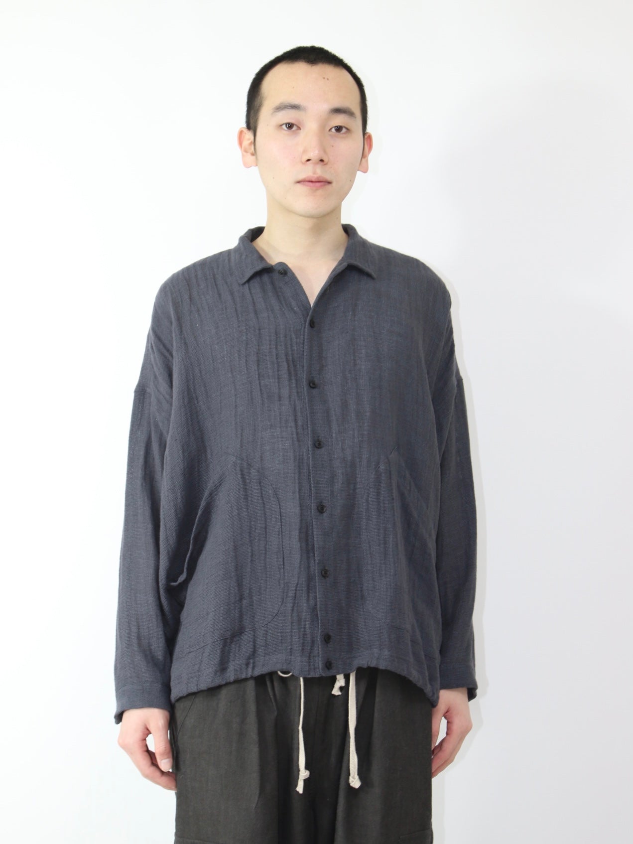 BALLOON SHIRT【O19SRT1】ANTHRACITE