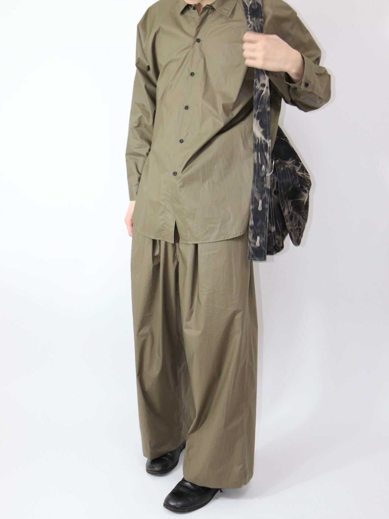 WIDE TROUSER【019TR1】KHAKI