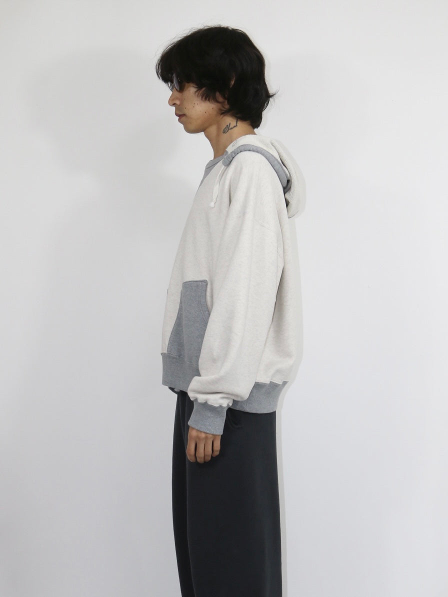 AFTER HOODED SWEAT【A114】OATMEAL/HEATHER