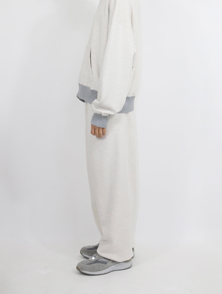 SIDESEAMLESS SWEAT PANTS【A-116】OATMEAL/HEATHER