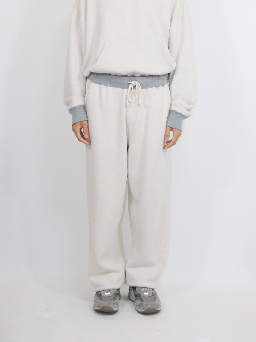 SIDESEAMLESS SWEAT PANTS【A-116】OATMEAL/HEATHER