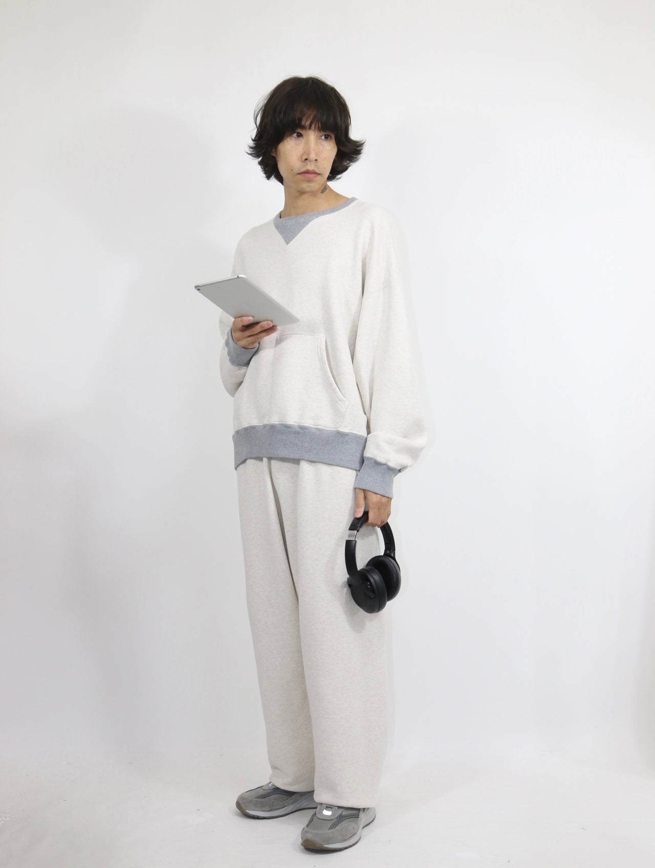WV SWEAT【A115】OATMEAL/HEATHER